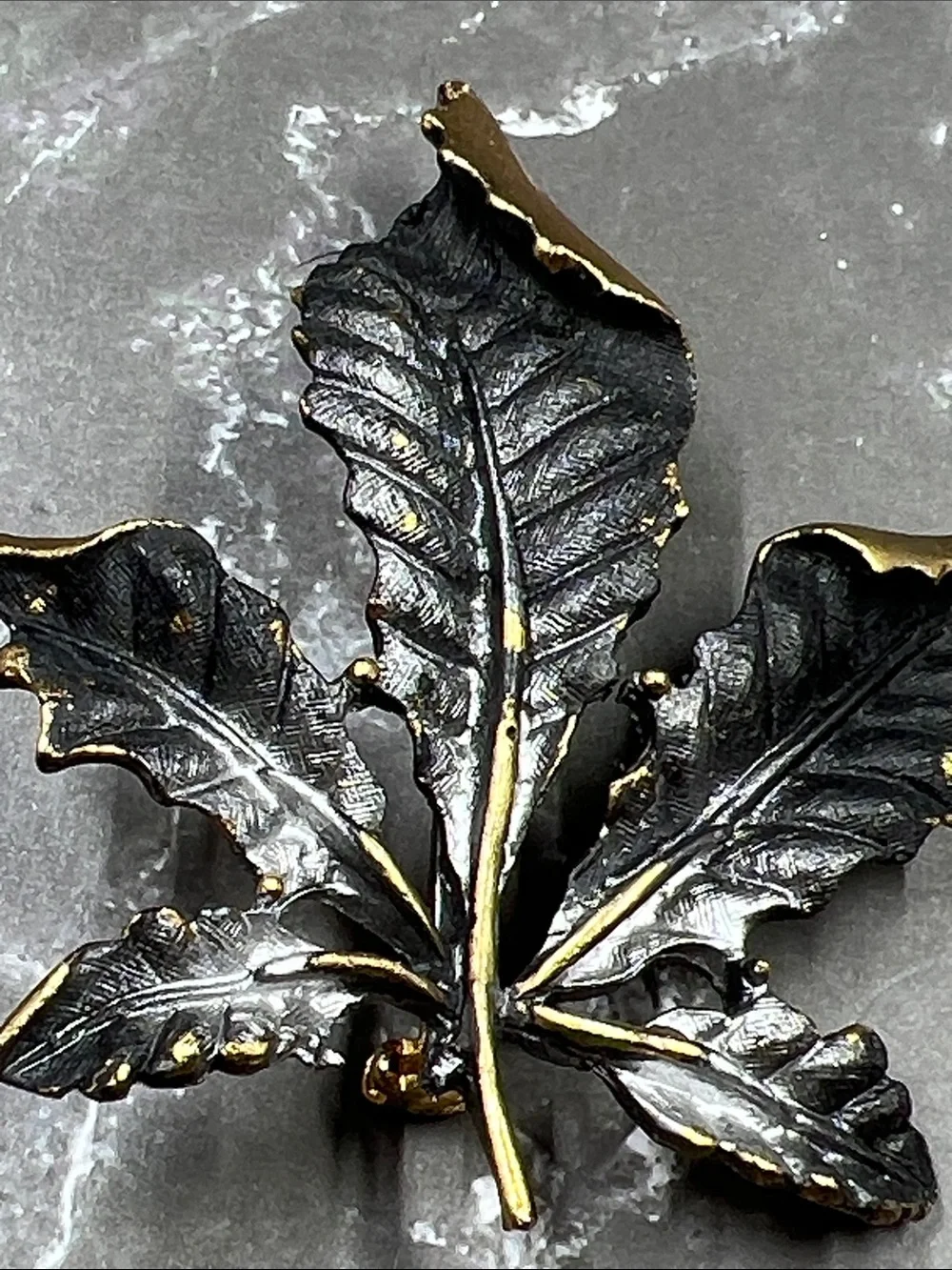 Vintage fall leaf